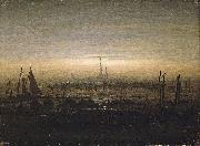 Caspar David Friedrich Greifswald im Mondschein china oil painting artist